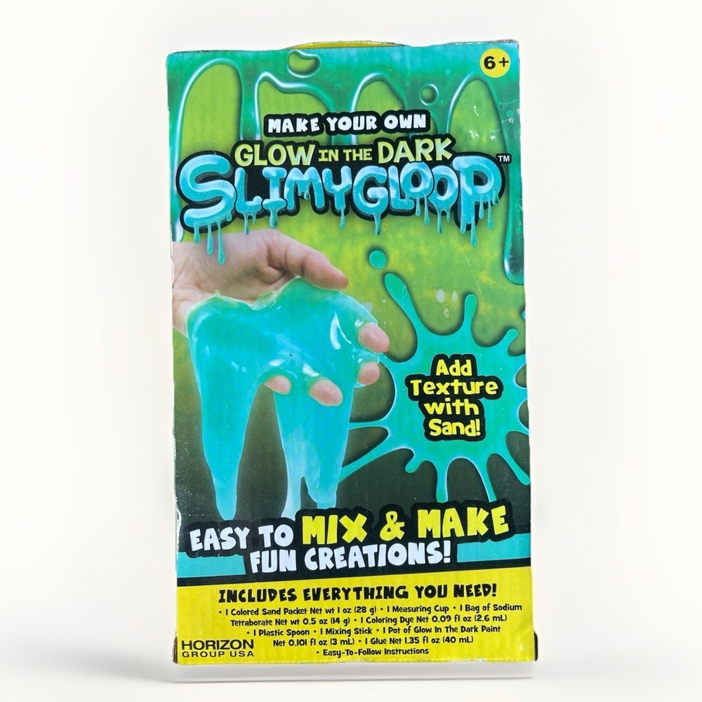 Make Your Own Glow In The Dark SLIMY GLOOP Slime Kit Horizon USA Has EVERYTHING